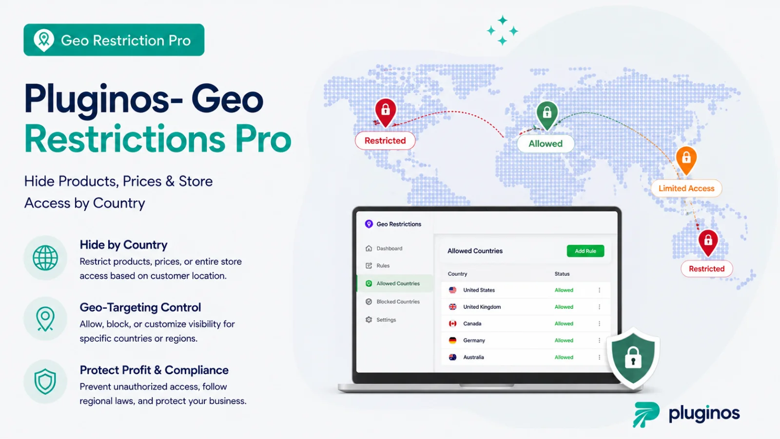 Restrict Shopify Products by Country