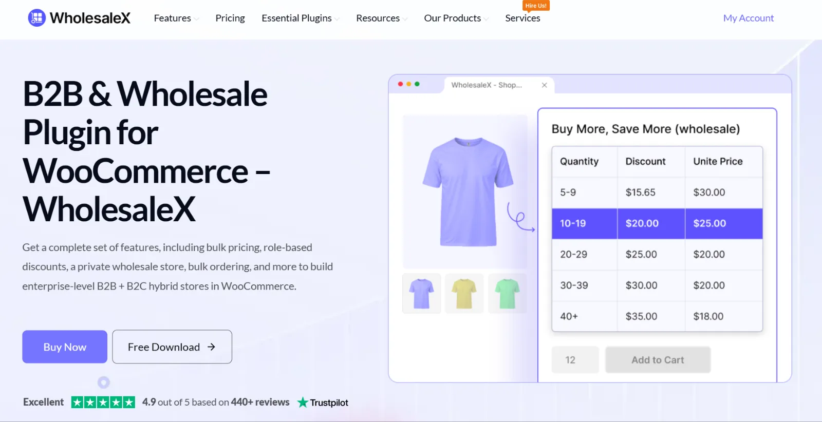 B2B & Wholesale plugin for woocommerce