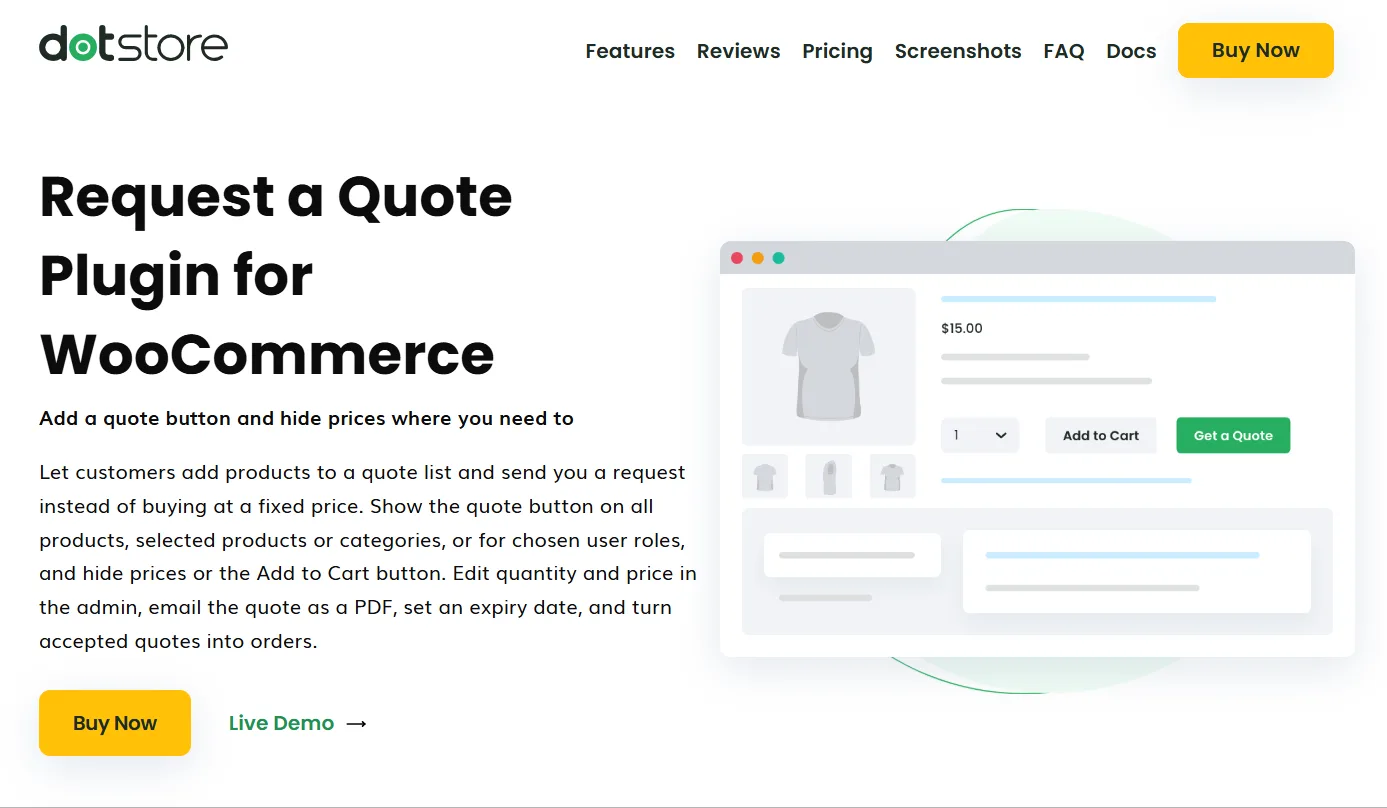 Request a Quote Plugin for WooCommerce