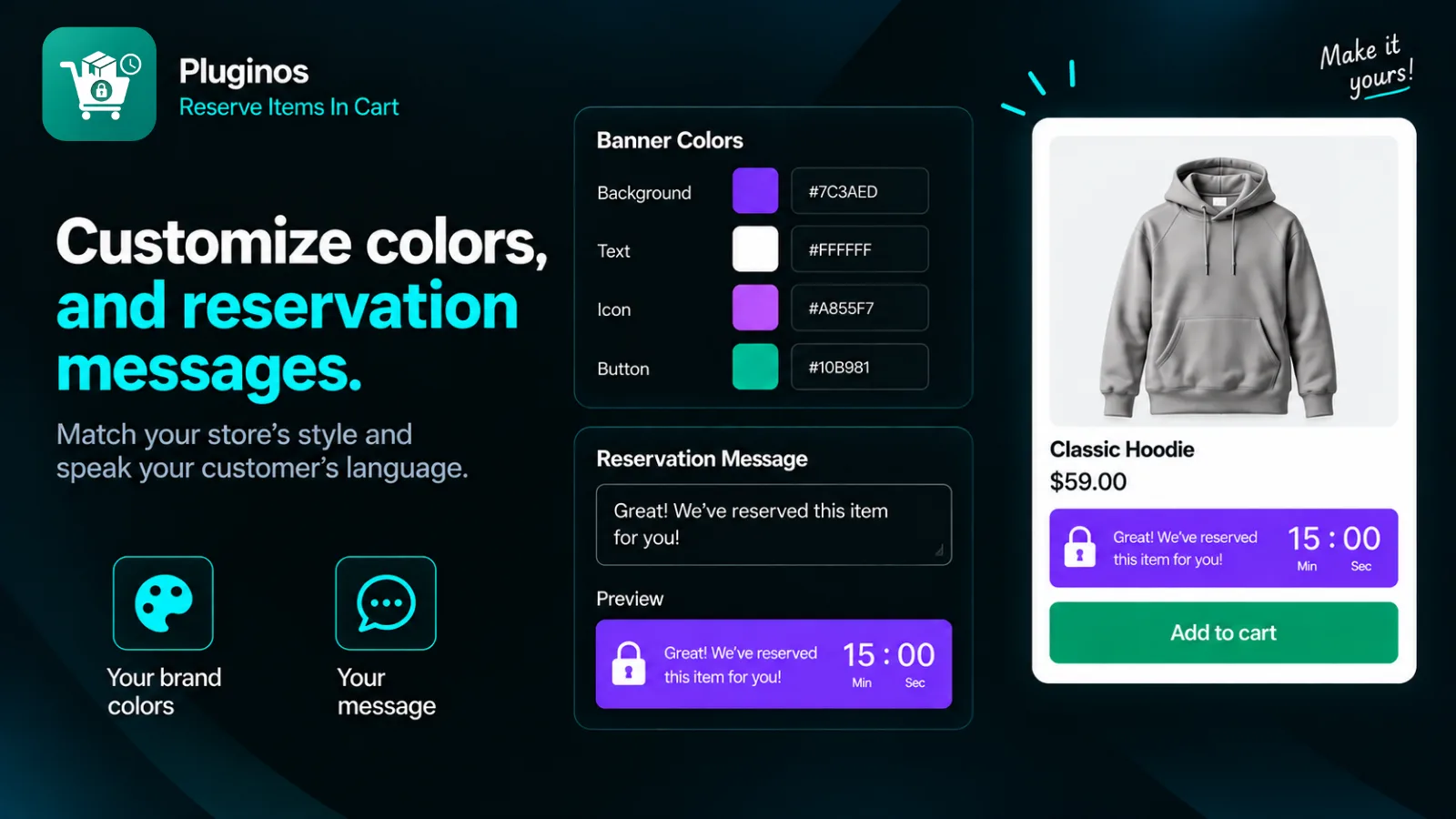 Customize Your Reservation Timers